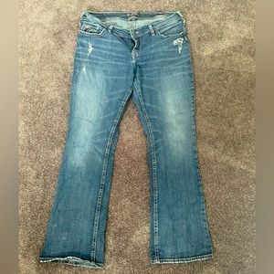 Silver suki boot cut jeans